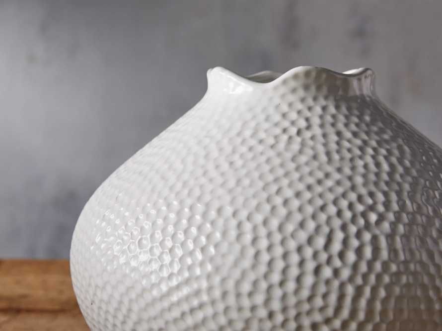 Eva Round Vase in White | Arhaus | Arhaus