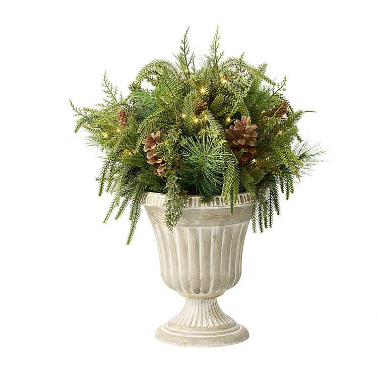 Prelit Topiary Arrangment | Kirklands
