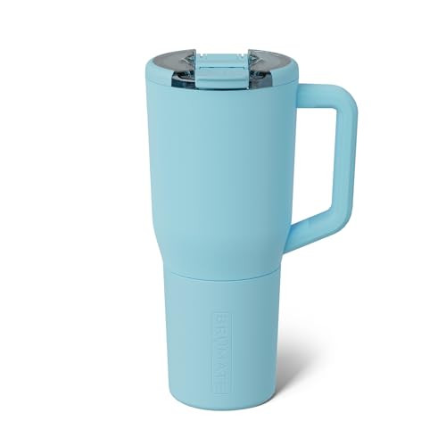 BrüMate Müv - 35oz 100% Leak Proof Insulated Coffee Mug with Handle & Lid - Stainless Steel Coffee Travel Mug - Double Walled Coffee Cup (Glacier) | Amazon (US)
