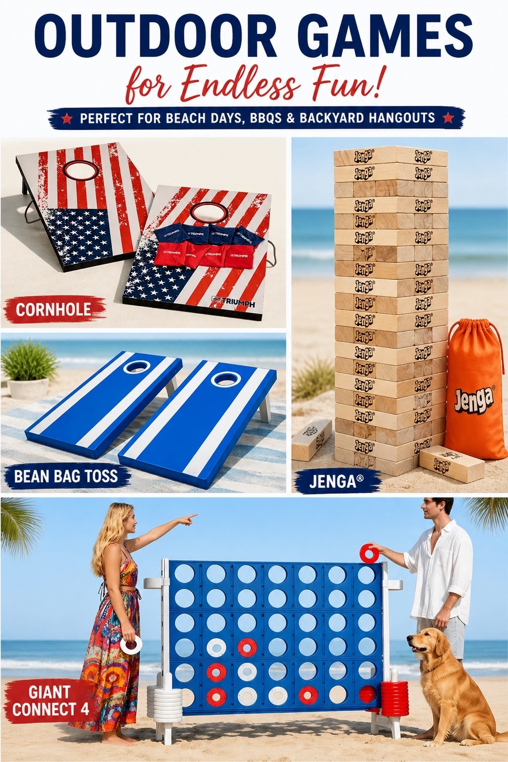 Backyard fun just got an upgrade 🎯 These outdoor games are the easiest way to keep everyone entertained—BBQs, beach days, or just hanging out at home. The quality is solid, super easy to set up, and they actually get used every time we have people over 🙌

#LTKFinds #LTKHome #OutdoorGames #BackyardFun #SummerEntertaining #PatioSeason #FamilyGameNight #BackyardBBQ #BeachDayEssentials #SummerFun