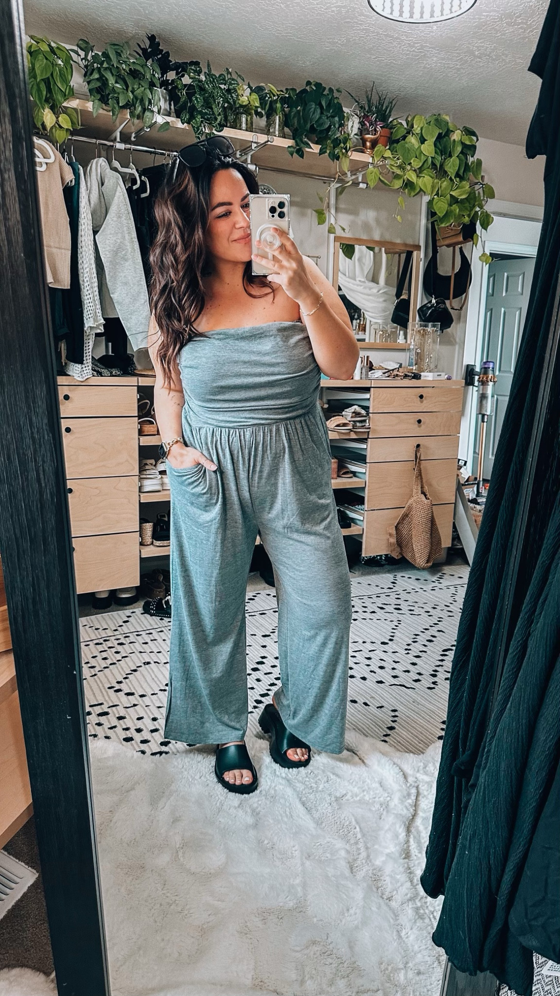 Summer - Spring - Travel - Curves - Jumpsuit - Grey - Strapless 

#LTKcurves #LTKSeasonal #LTKstyletip