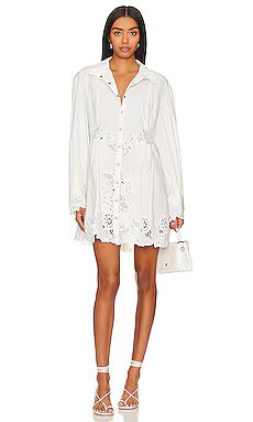 Free People Constance Mini Dress in White from Revolve.com | Revolve Clothing (Global)