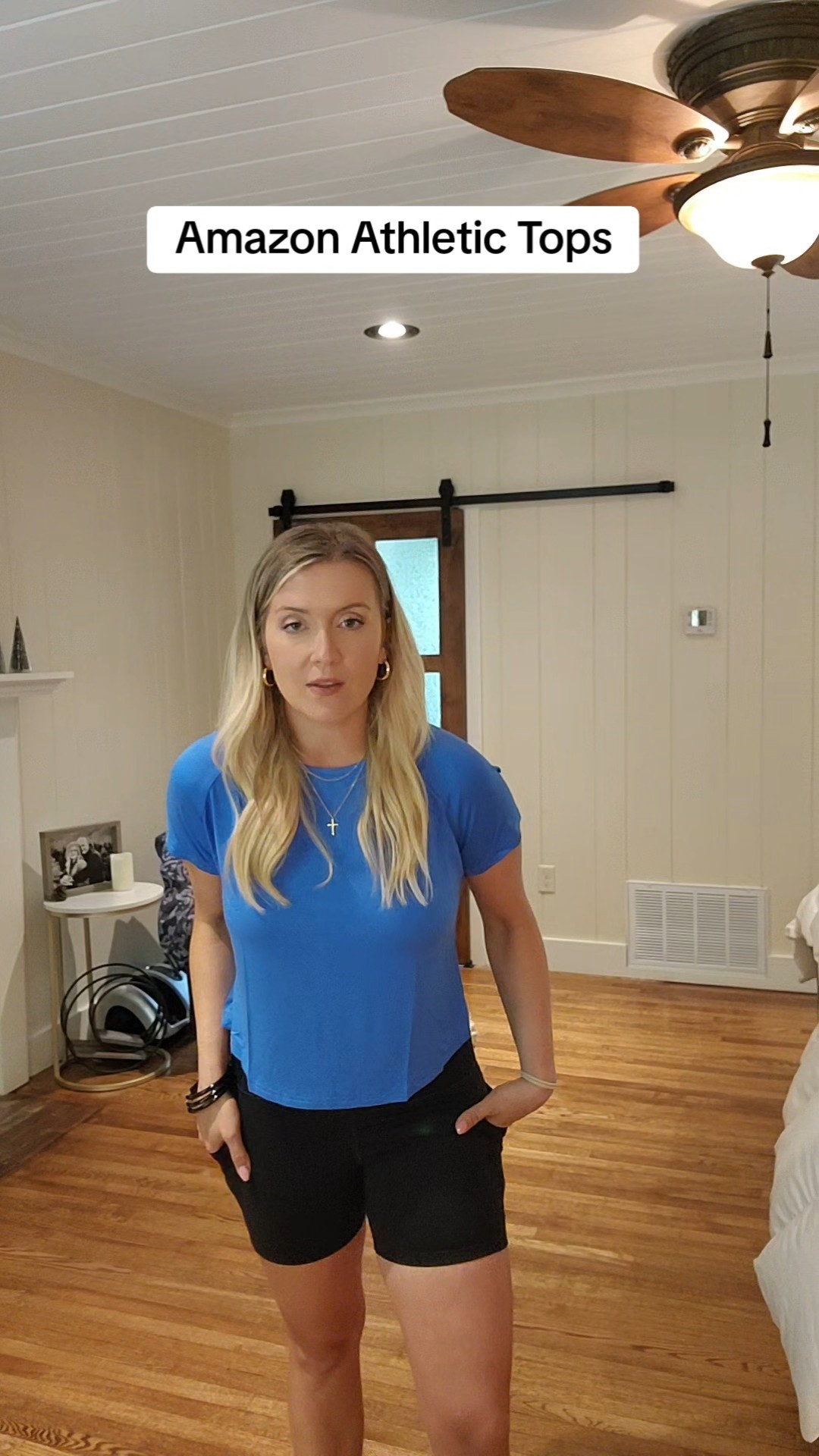 When you love it so much you buy it in three colors!! This #Amazon Athletic Tops is so versatile and has the CUTEST back details 😍 #Amazon #amazonathleisure #sportsoutfits #momlooks 

#LTKActive #LTKFindsUnder50