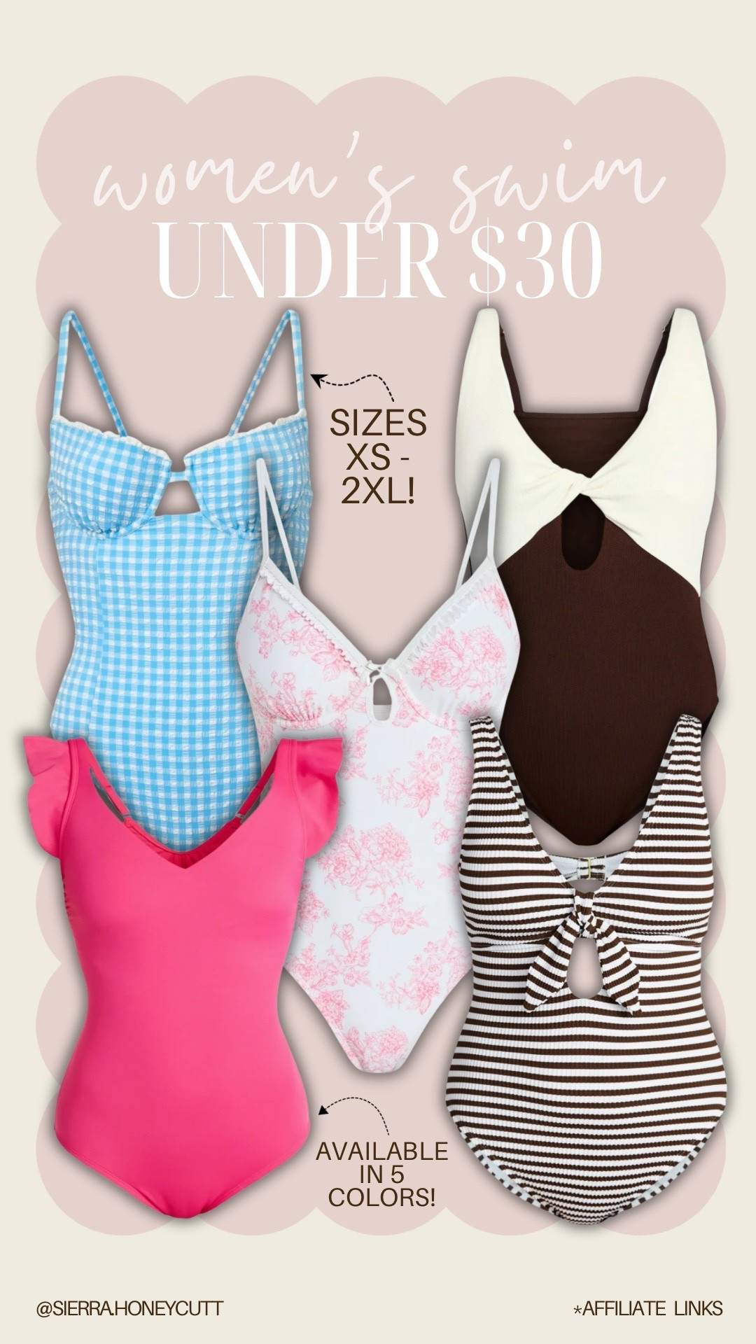 Women’s swim at Walmart— under $30!! ☀️ 

Seasonal swim swimwear mom favorites affordable trending trendy colorful neutral modest 

#LTKSeasonal #LTKmomlife #LTKSwim