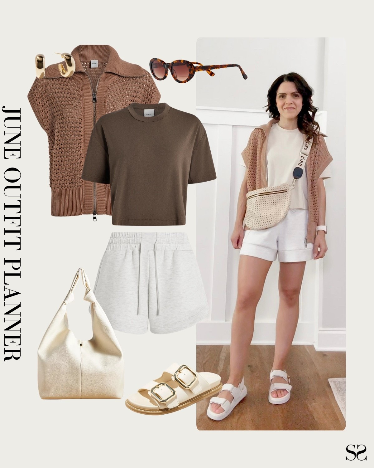Monthly outfit planner JUNE: what I planned vs how it’s worn: Spring & Summer looks, pin to planner outfit inspo | knit zip polo top, sweat shorts, sandals, neutral leather tote

#springoutfit #casualchic #summeroutfit #athleisure #weekendoutfit


#LTKStyleTip