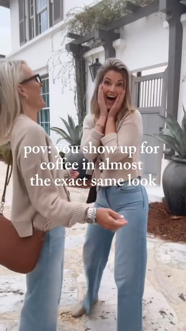 I am 5’11” wearing 27x34 in the wide leg jeans. I find the inseam to be a tad short compared to other brands. These are so comfortable. Great stretch but not saggy in the bum. 

#LTKTall #LTKOver40 #LTKootd