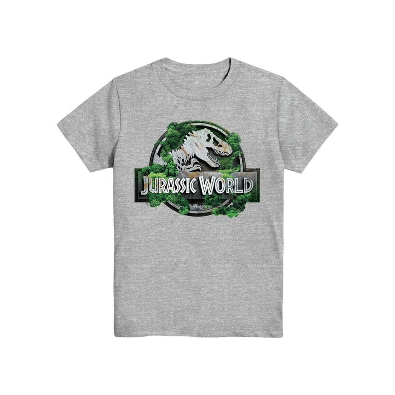Jurassic World, Boys' & Big Boys' Graphic T-Shirt, Rusted Logo, Sizes 4-20 | Walmart (US)