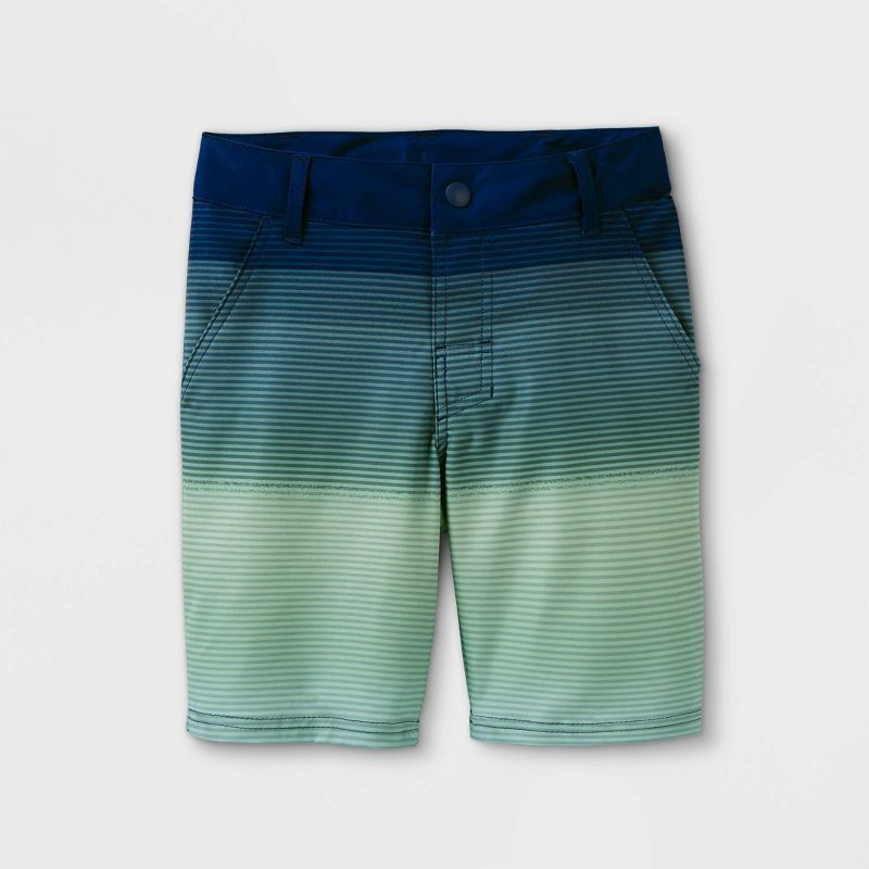 Boys' Ombre Striped Hybrid Swim Shorts - art class™ | Target