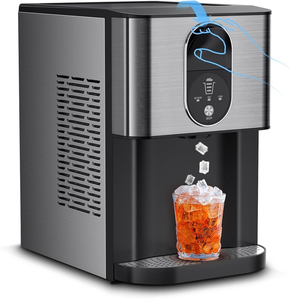 Joy Pebble Ice Maker, Self Dispensing Countertop Nugget Ice Maker, 44lbs/24H, 15 mins Quick IceMa... | Amazon (US)