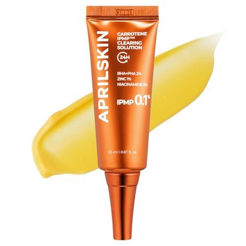 APRILSKIN Carrotene IPMP™ Clearing Solution || Quickly soothes troubled areas and helps clear blemishes | Formulated with BHA, AHA, Niacinamide & Zinc Oxide | Vegan, Cruelty-Free (0.67fl.oz.) | Amazon (US)