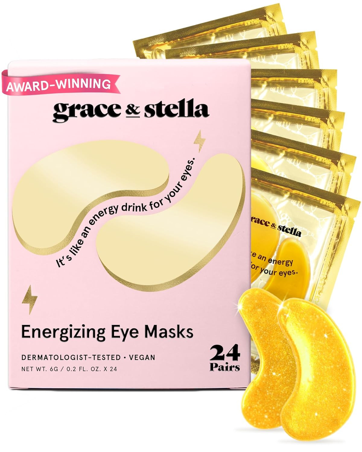 grace & stella Award Winning Under Eye Mask - Travel Essentials - Birthday Gifts for Women - Gel ... | Amazon (US)