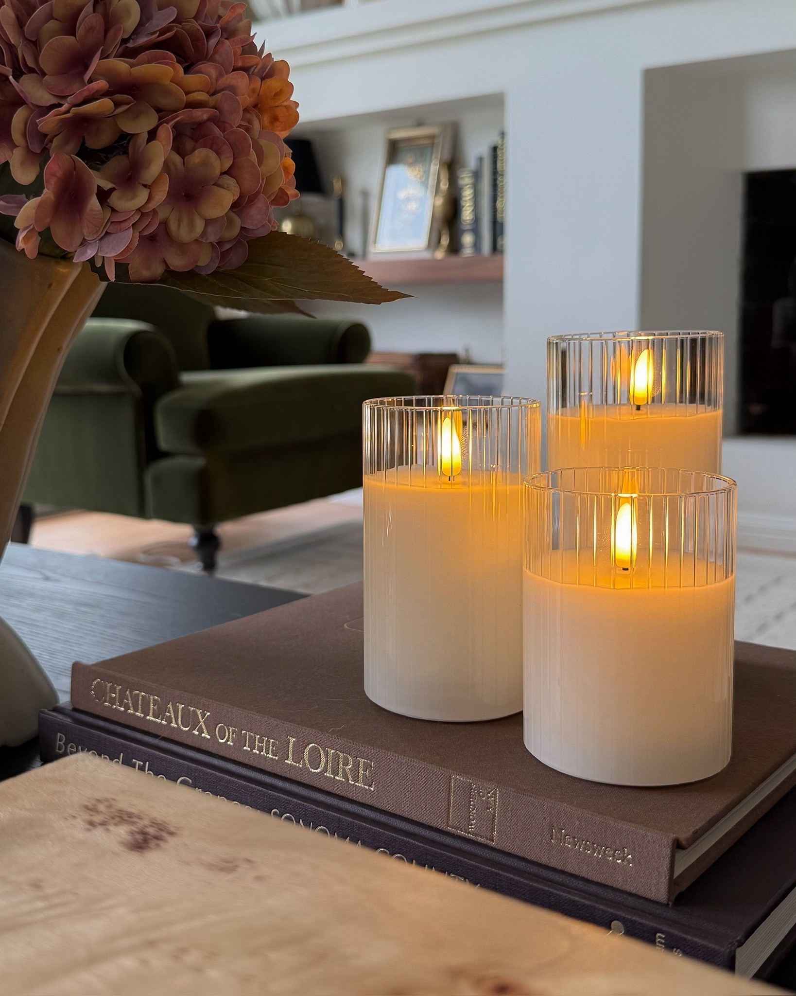In love with these glass ribbed LED candles! They give off the prettiest candlelit glow and love that the remote has a timer!

#LTKHome #LTKFindsUnder50 #LTKStyleTip