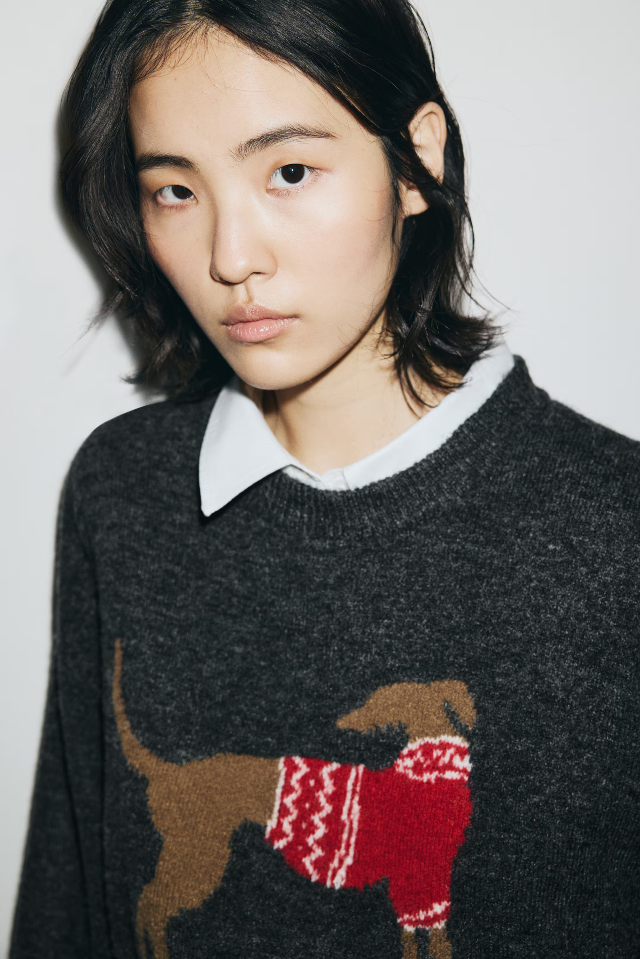 Oversized jacquard-knit jumper | H&M (UK, MY, IN, SG, PH, TW, HK)