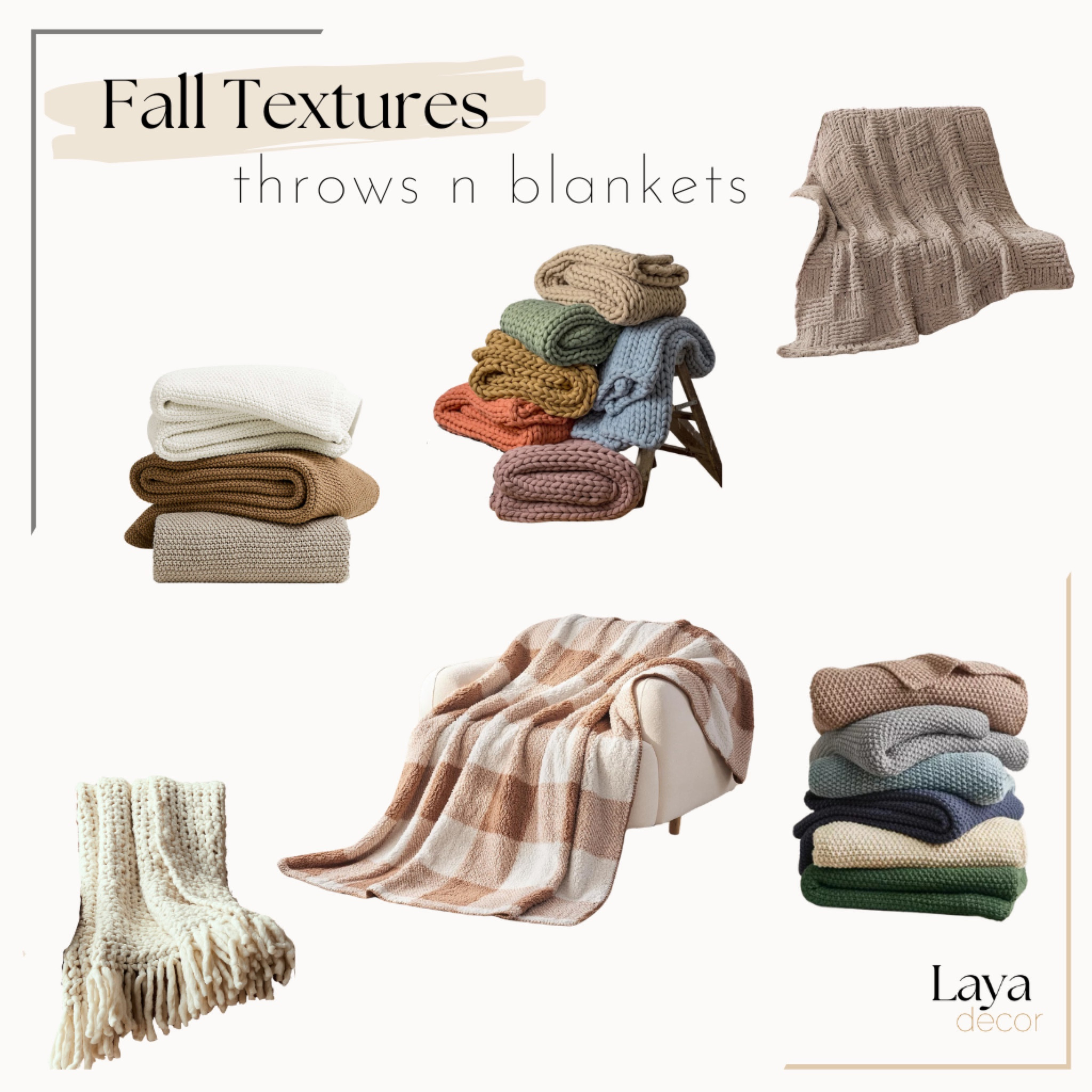 It's getting a little chilly.. stay warm under these fall color blankets to have a cozy time

#LTKHome #LTKSeasonal