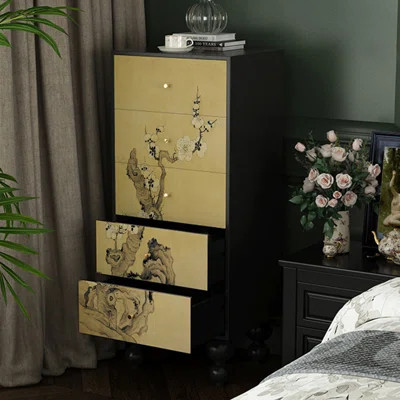 New Chinese Style Retro Exquisite Accent Cabinet | Wayfair North America