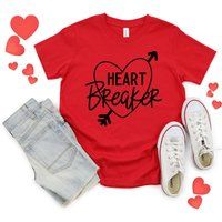Boy Valentine Shirt, Valentines Day Shirt For Boys, Heart Breaker Toddler Tshirt | Etsy (US)