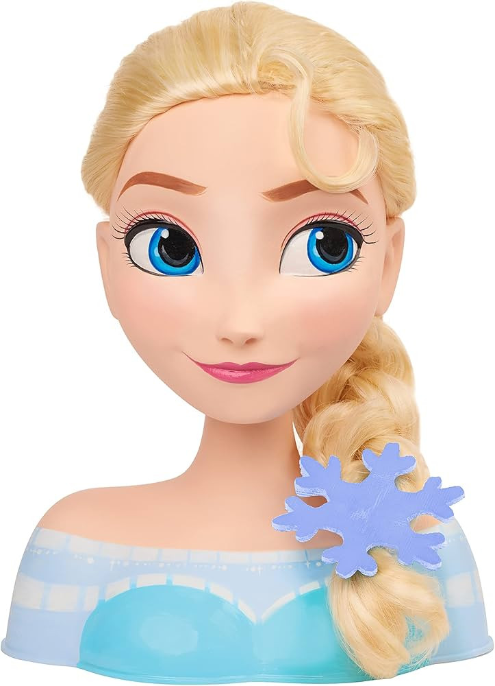Disney Frozen Elsa Styling Head, Officially Licensed Kids Toys for Ages 3 Up by Just Play | Amazon (US)