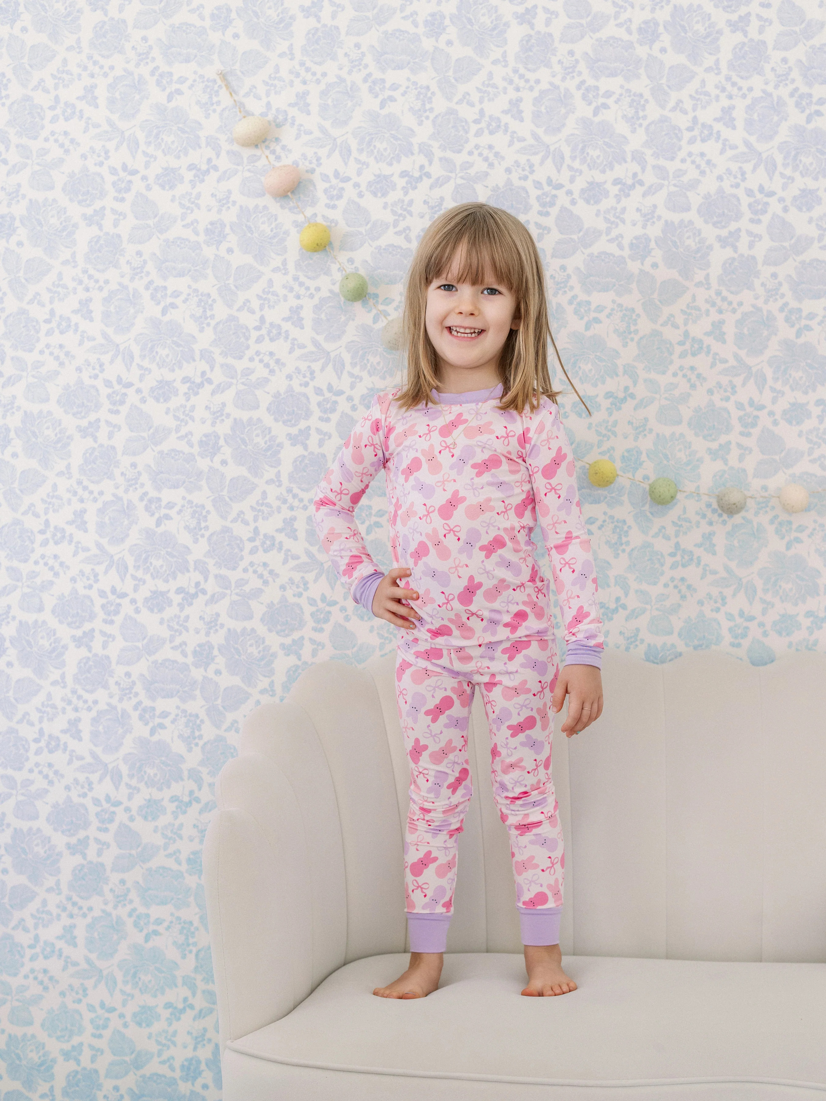 Sweet Bunny Bamboo PJ Set | Poppy Kids Co