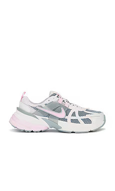 Nike V2k Run Sneaker in Light Pumice, Pink Foam , & Photon Dust from Revolve.com | Revolve Clothing (Global)