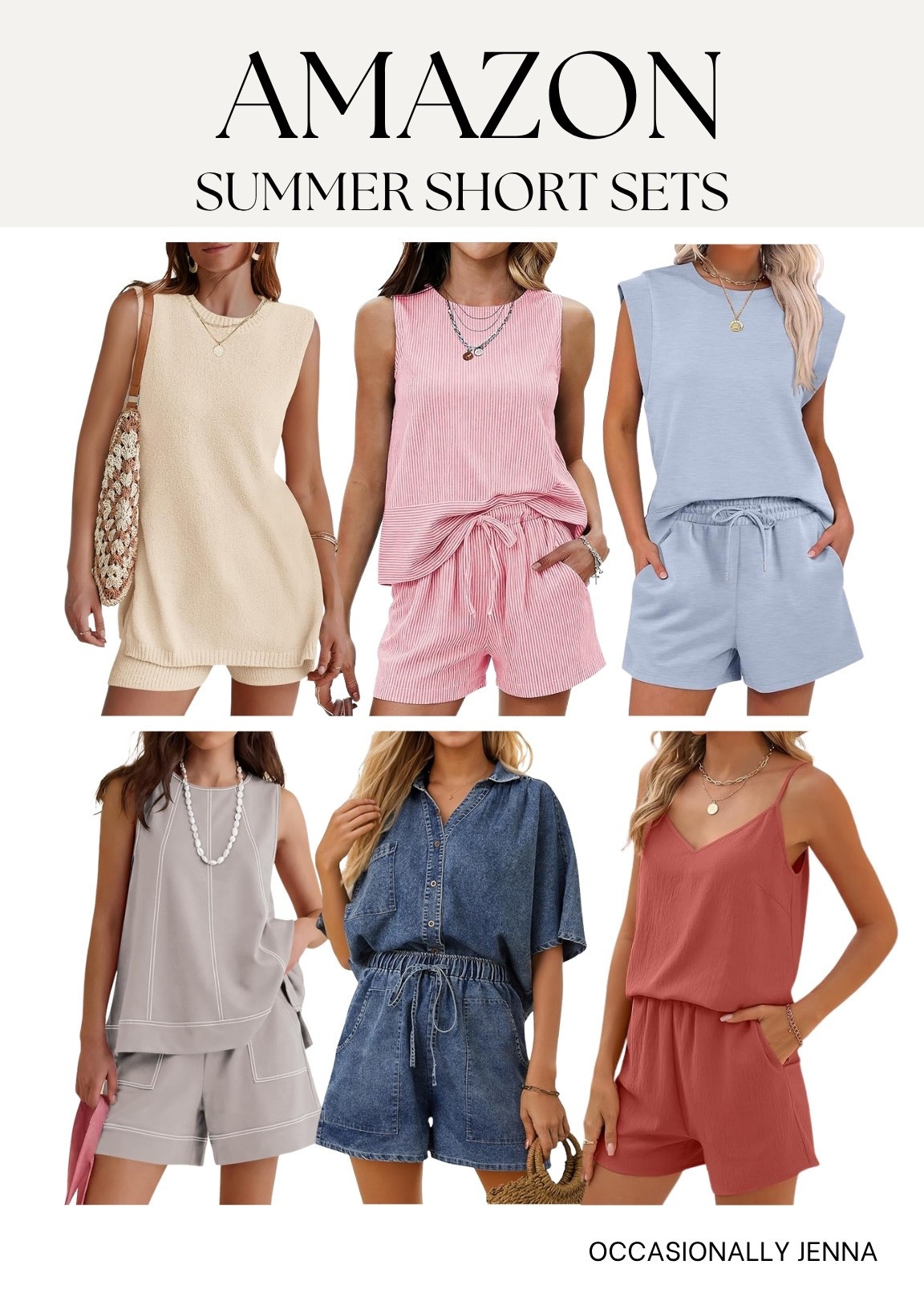 Amazon has stylish short sets for summer! 

#LTKootd #LTKgrwm #LTKSeasonal
