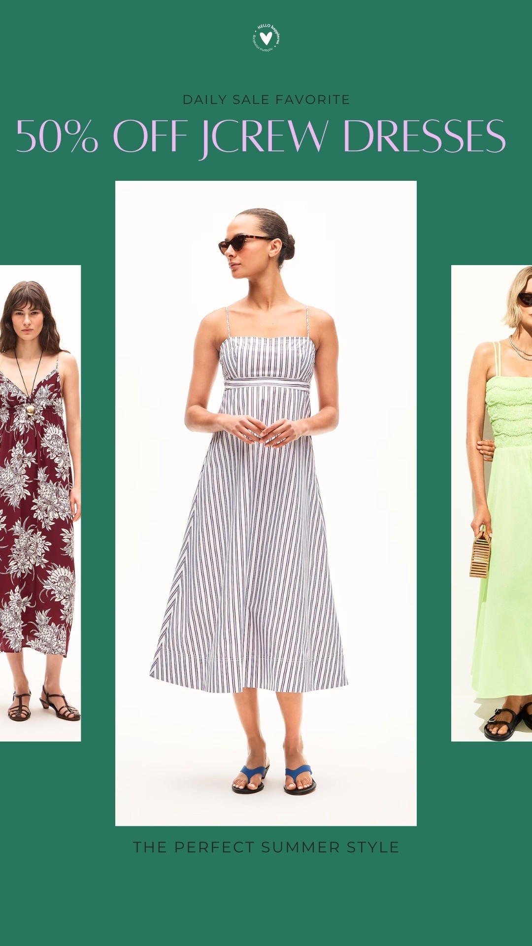 50% off dresses at @jcrew •

#LTKootd #LTKOver40 #LTKSaleAlert
