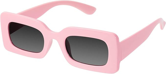 mosanana Trendy Rectangle Sunglasses for Women Men Model-Trimble | Amazon (US)