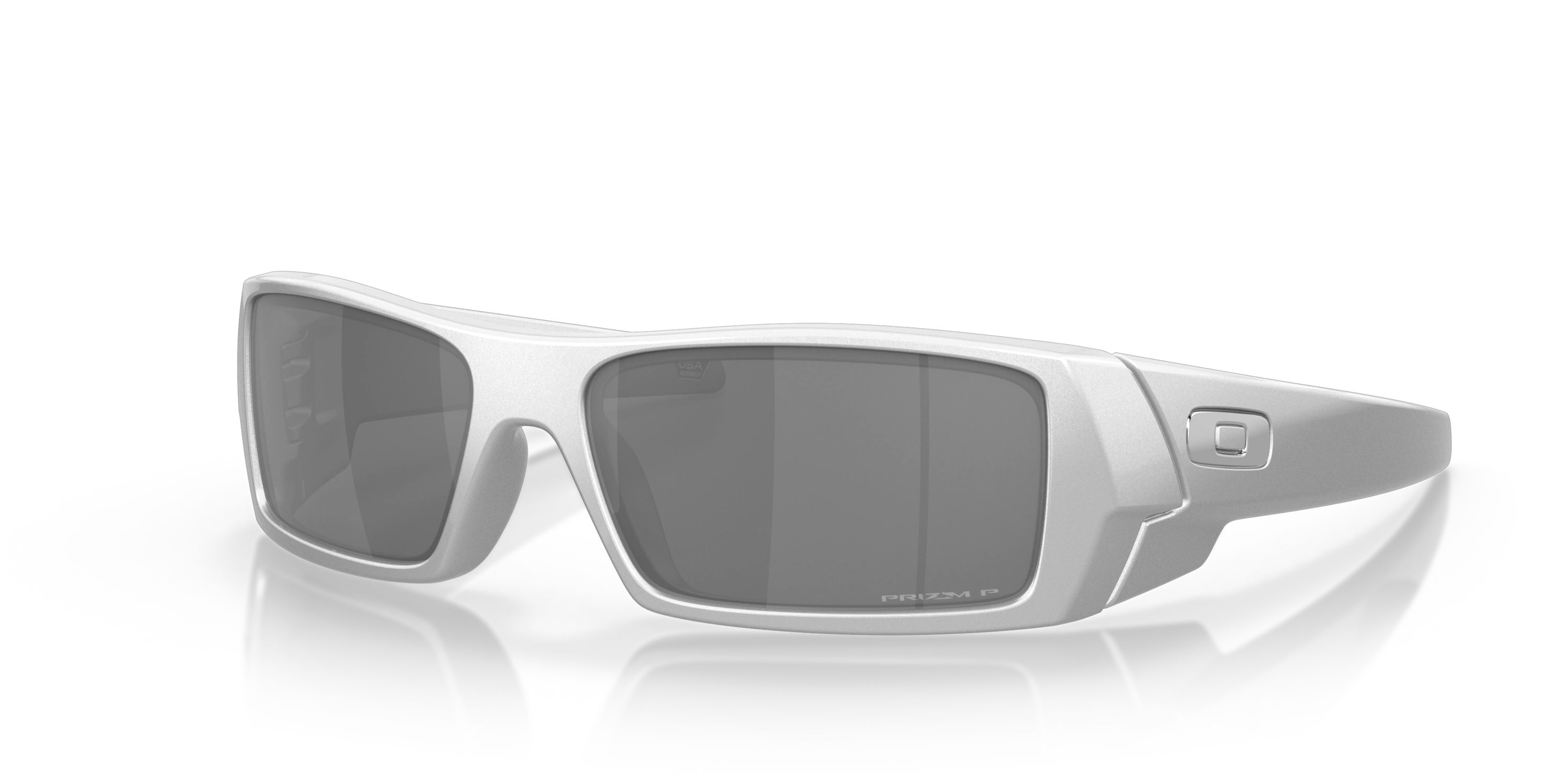 Oakley Gascan® X-Silver Collection Prizm Black Polarized Lenses, X-Silver Frame Sunglasses | Oak... | Oakley EU