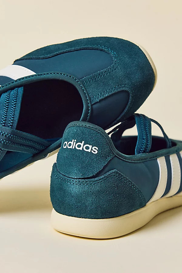 adidas Women's Barreda Mary Jane Sneaker in Aurora Ivy/Off White/Warm, Women's at Urban Outfitters | Urban Outfitters (US and RoW)