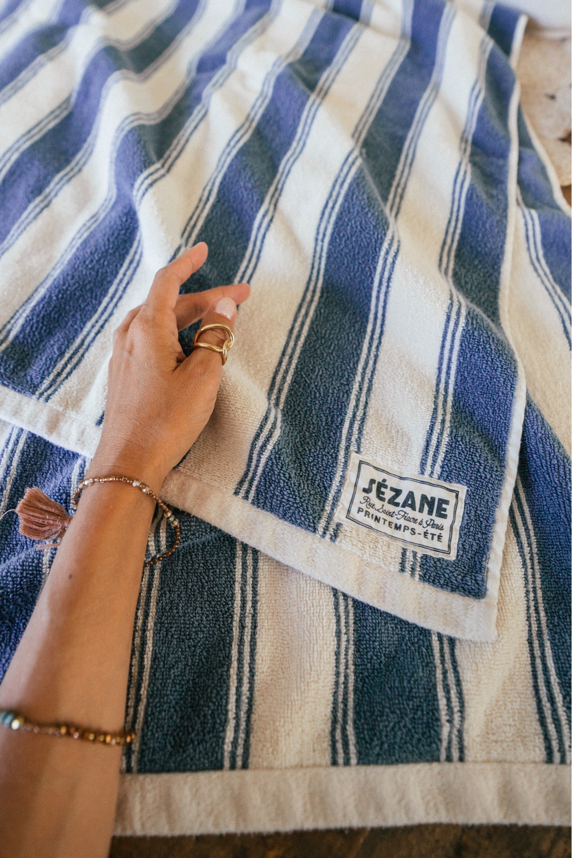 New beach towel for Europe. The striped and pale blue give such a Mediterranean summer vibe. ☀️ 

#LTKSeasonal #LTKtravel