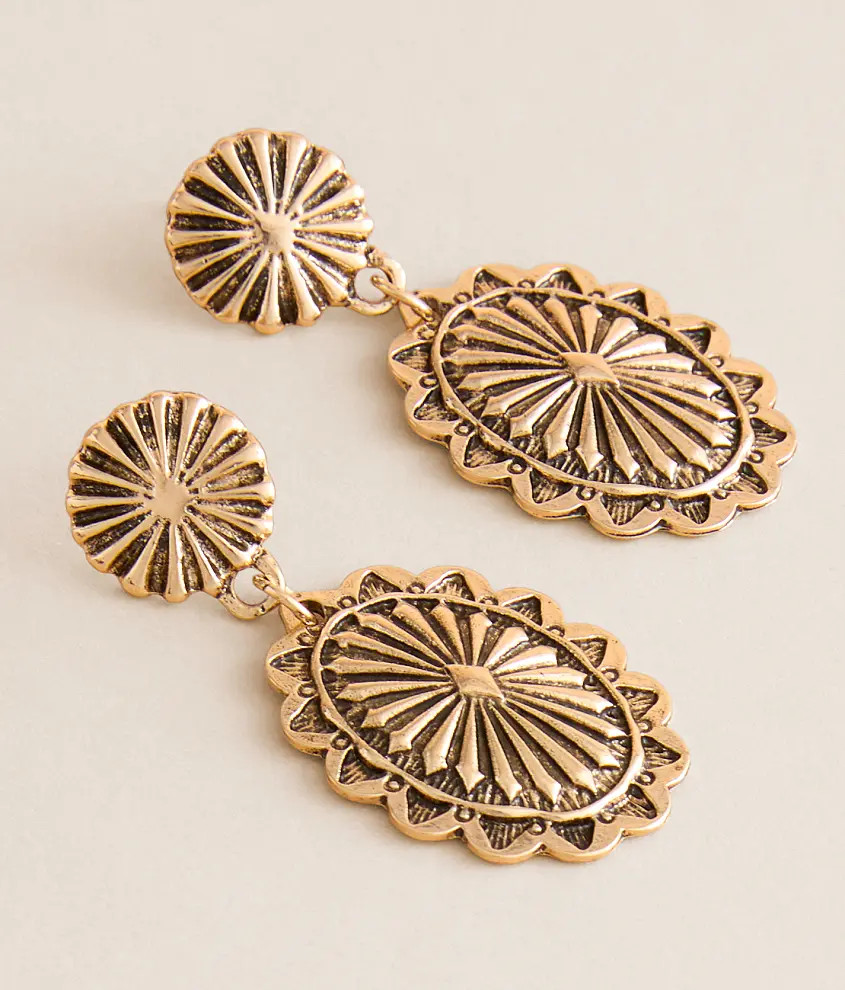 Western Earring | Buckle
