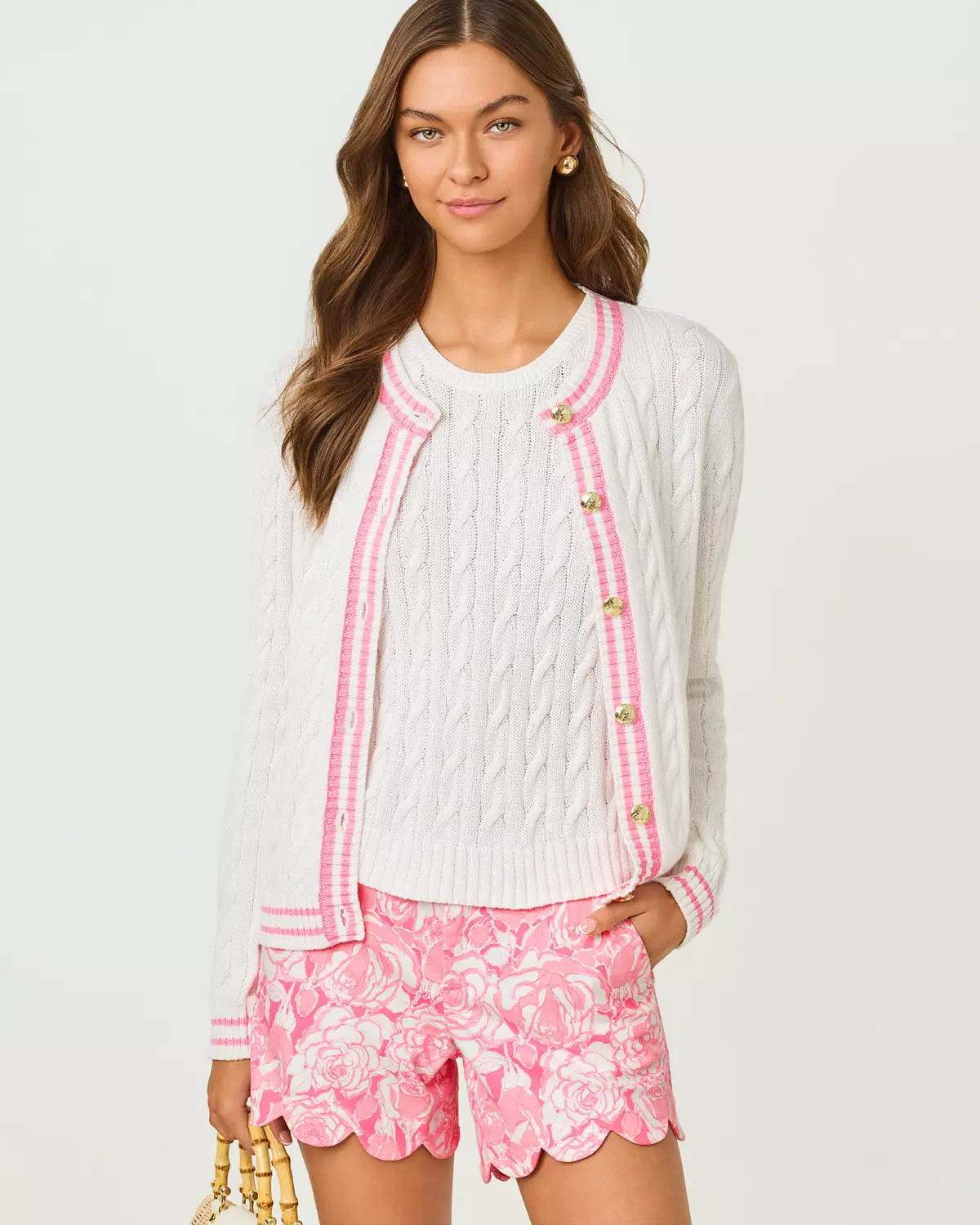 Brockton Crew Neck Cardigan | Lilly Pulitzer