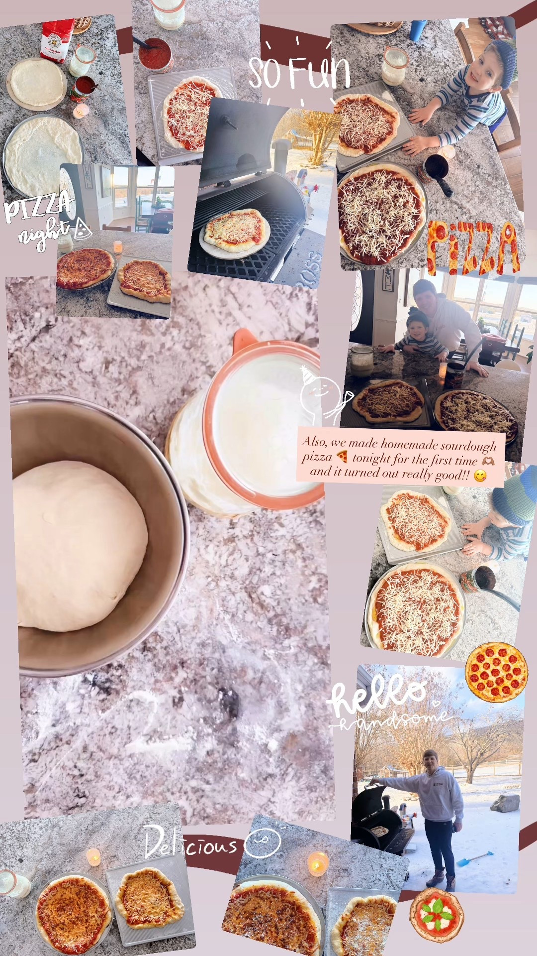 Also, we made homemade sourdough pizza 🍕 tonight for the first time 🫶🏽 and it turned out really good!! 😋

#LTKHome #LTKKids #LTKmomlife