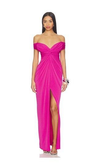 Katie May Hazel Gown in Fuchsia. - size M | Revolve Clothing (Global)