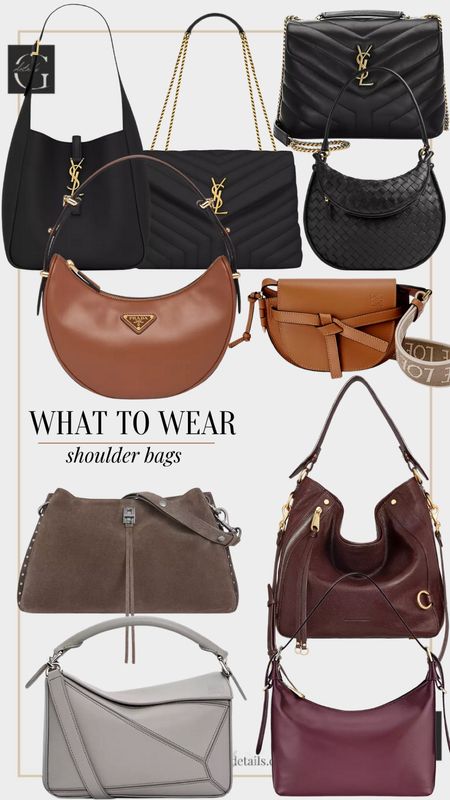 What to wear - shoulder bags 

Leather purse, ysl, Prada, fall fashion, winter style 

#LTKSeasonal #LTKstyletip #LTKitbag