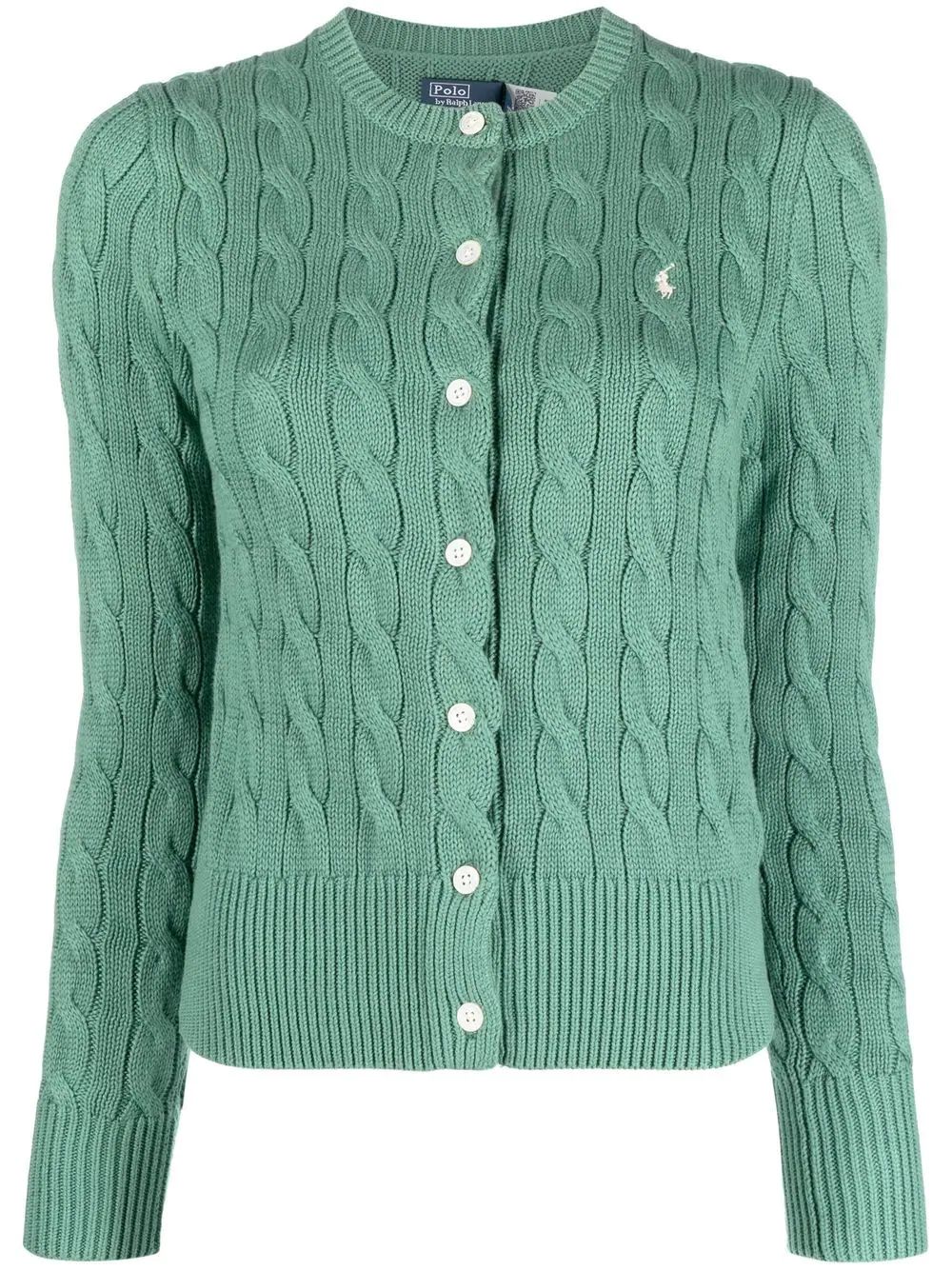 Polo Ralph Lauren Polo Pony cable-knit Cardigan - Farfetch | Farfetch Global