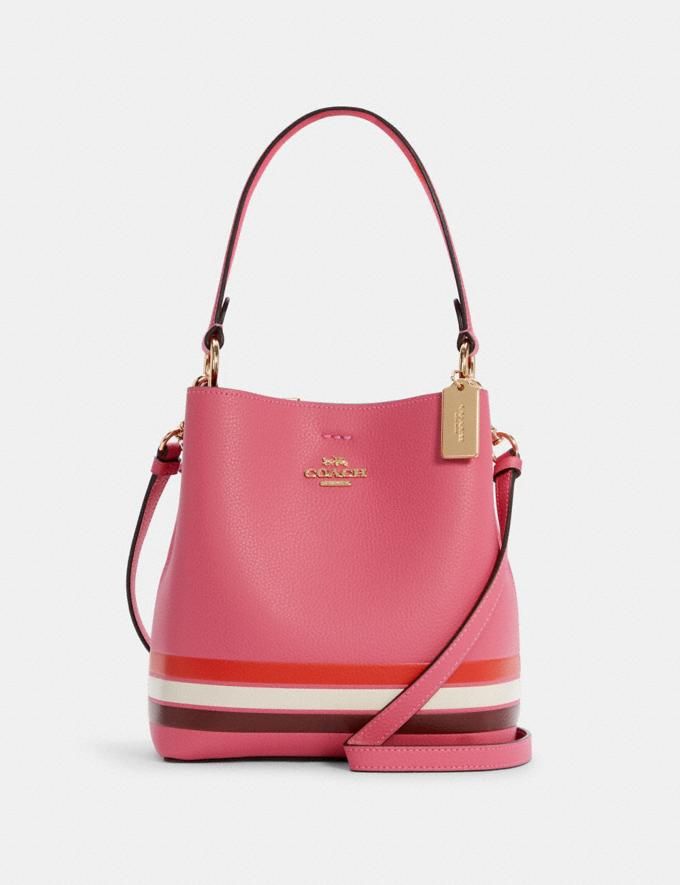 Small Town Bucket Bag in Colorblock With Stripe | Coach Outlet