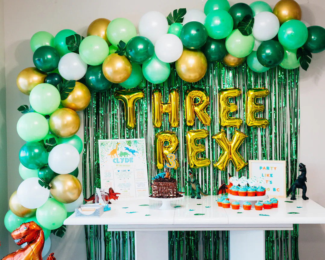 Three Rex Birthday Party Decorations | Dinosaur themed birthday Party Decorations | 3rd Birthday ... | Etsy (US)