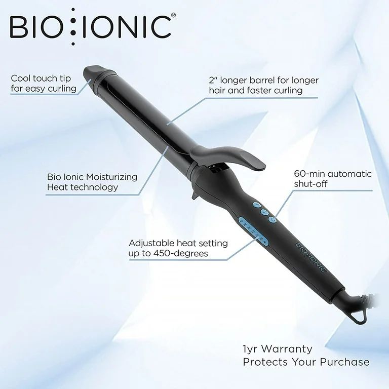 BIO IONIC Long Barrel Styler 1.25 Inch | Walmart (US)