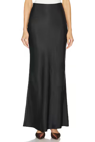 L'Academie Emmeline Maxi Skirt in Black from Revolve.com | Revolve Clothing (Global)