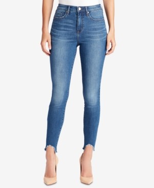 William Rast Step-Hem Sculpted High-Rise Skinny Jeans | Macys (US)