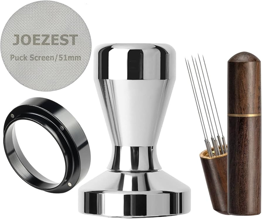 51mm Espresso Tamper Espresso Accessories Kit: Espresso Tamper Set, Coffee Tamper Espresso Tools ... | Amazon (US)