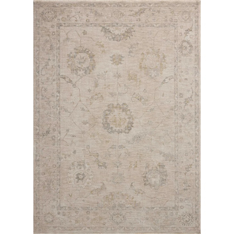 Chris Loves Julia x Loloi Louisa Oatmeal / Slate Area Rug | Wayfair North America