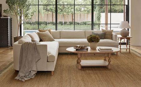 Ready for your spring refresh? Check out this new corner sectional from Ginny Macdonald X Lulu & Georgia extension—lived the curved silhouette and plush oversized cushions. 100% of breathable linens. California laidback vibes yet refined and polish. #livingroom 

#LTKhome #LTKSeasonal #LTKFestival