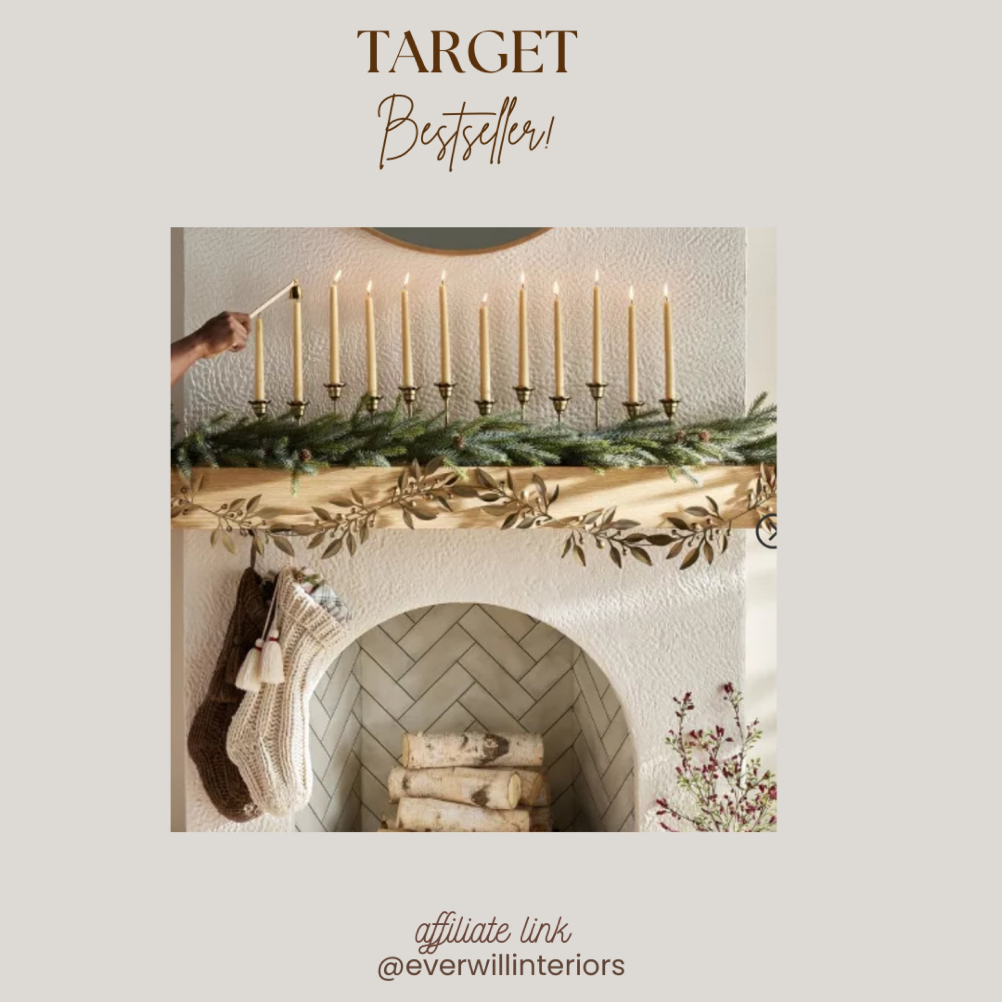 This candleabra has been so popular and such a steal! I’d got one myself and I can’t wait to style it! The best part is that is will work for multiple holidays!


#magnolia #christmasdecor #hearthandhandchristmas #hearthandhandchristmasdecor #stockings #christmasdoormat #candleabra #garland #target #treeskirt #christmasmug #christmascandle #studiomcgeechristmasdecor

#LTKHoliday #LTKFindsUnder50 #LTKHome