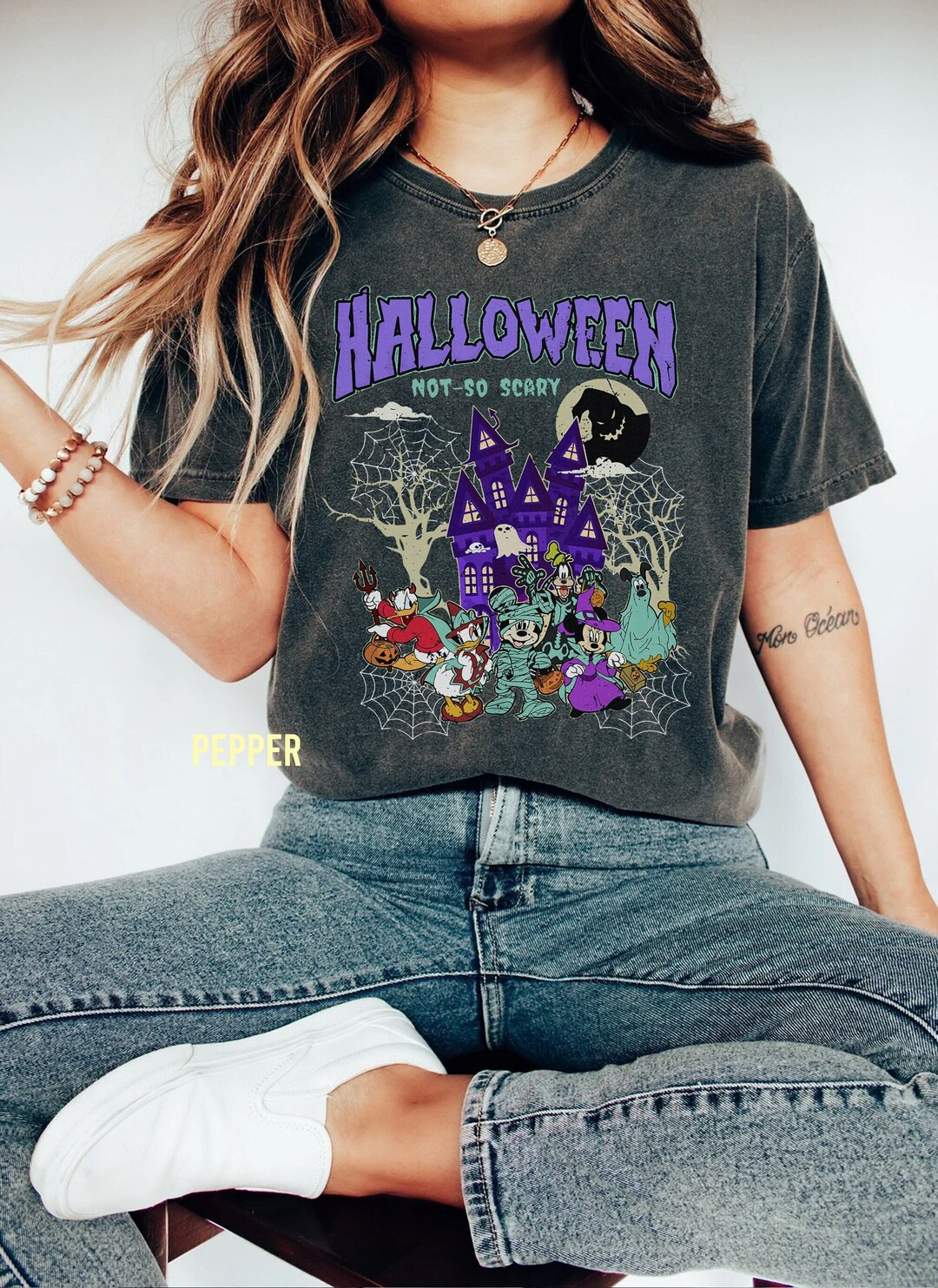 Halloween Mickey's Not so Scary Comfort Colors Shirts - Etsy | Etsy (US)