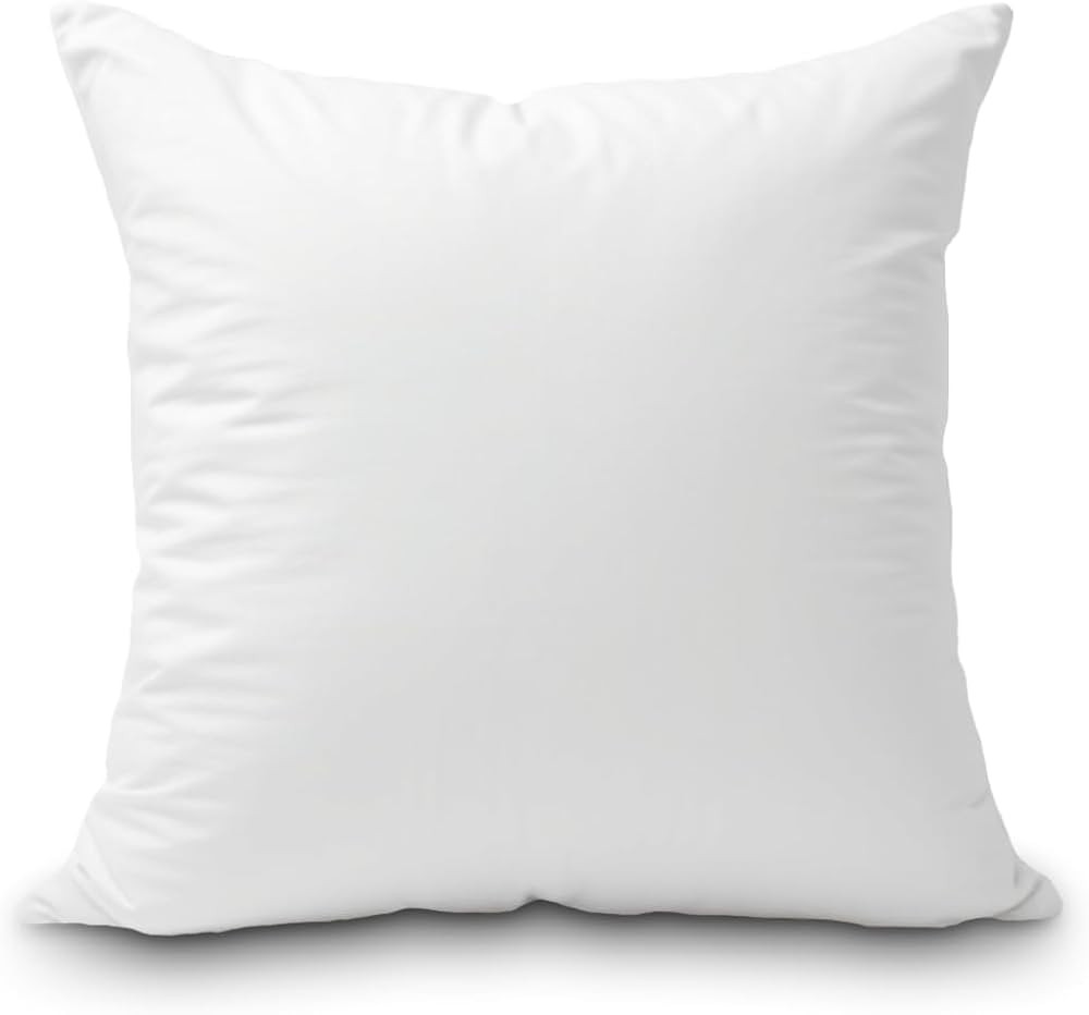 Foamily Throw Pillow Insert 26 x 26 inch Hypoallergenic Euro Sham 100% Virgin Fiber Bed, Sofa, Co... | Amazon (US)