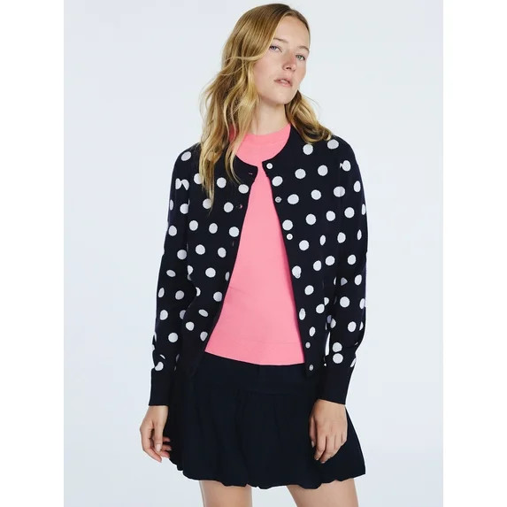 Free Assembly Women's and Women's Plus Cozy Yarn Cardigan Sweater with Long Sleeves, Lightweight,... | Walmart (US)