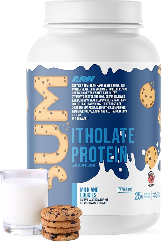 RAW Whey Isolate Protein Powder, Milk & Cookie (CBUM Itholate) - 100% Grass-Fed Sports Nutrition ... | Amazon (US)