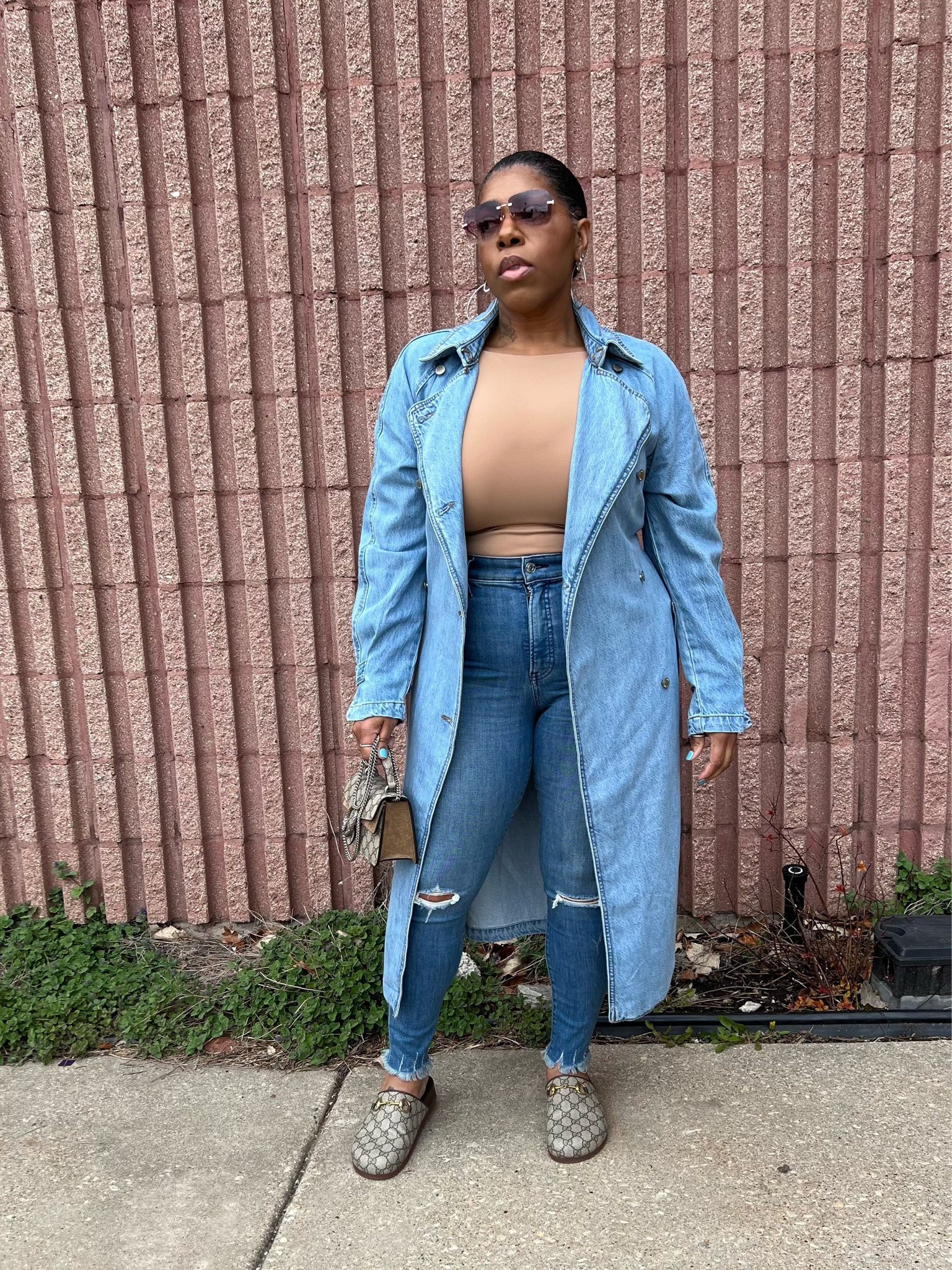 What’s a denim outerwear collection w/o a denim trench coat! Not to mention I love GG Supreme 🫶🏽

#LTKStyleTip #LTKU #LTKOver40