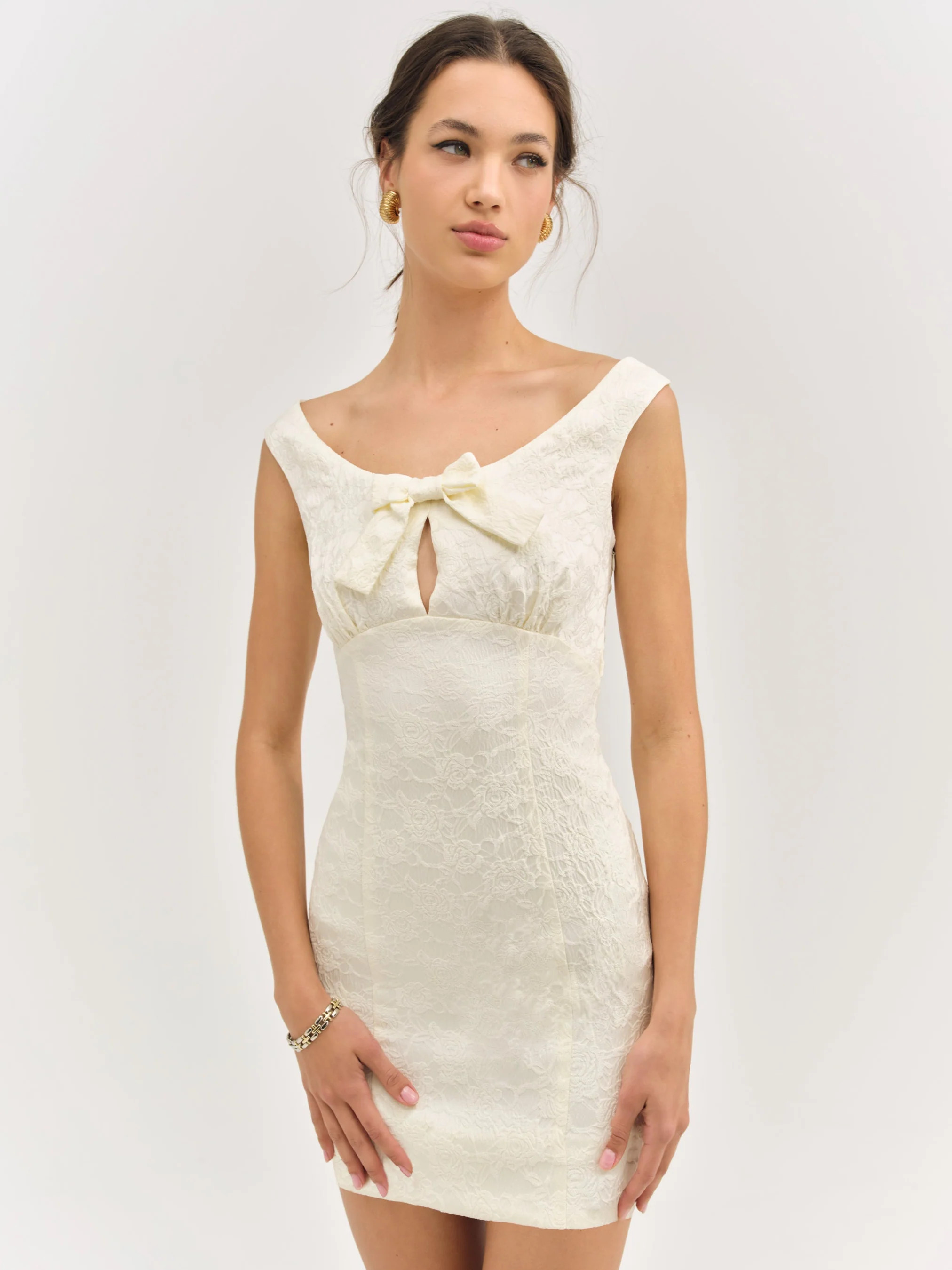 Rosie Jacquard Mini Dress | For Love & Lemons